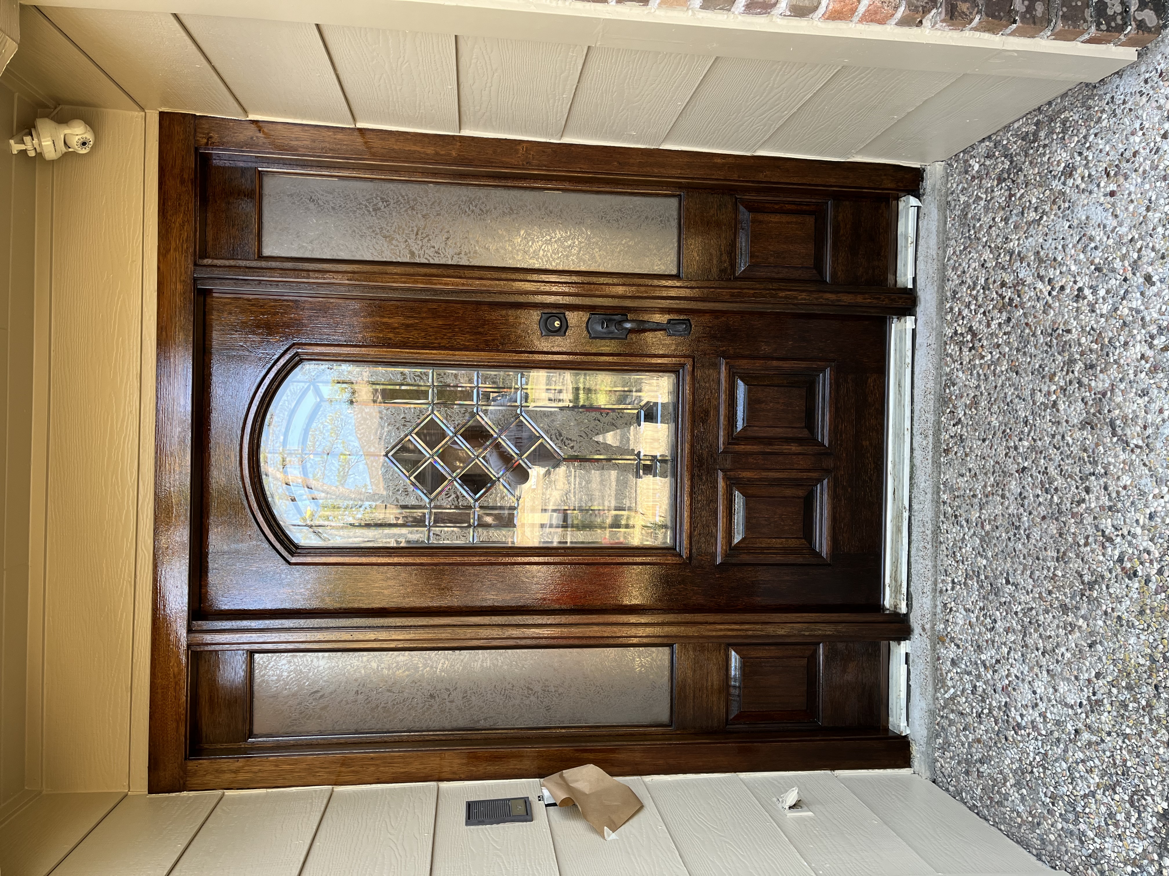 Custom door installation